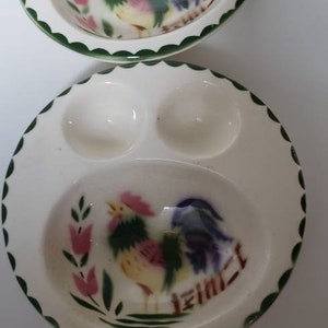 Vintage Breakfast egg cup/bowls