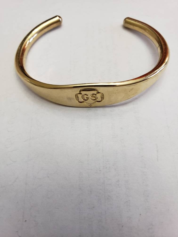 Vintage Girl Scout Cuff Bracelet. Etsy