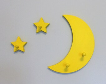 Moon and Stars Coat hook