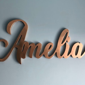 Name Sign - Wooden Name Sign - Name - Personalized Wall Sign