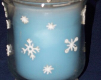 Winter Snowflake Candle Holder