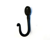 Ib Laursen Forging Hook Wardrobe Hook Hook Industrial Plain Black