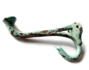 Coat hook green shabby long hook coat hook