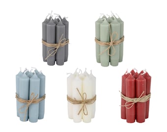 Ib Laursen short stick candles candles height 11 cm, Ø 22 mm various colors