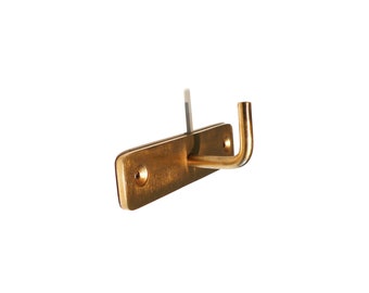 Ib Laursen single hook coat hook furniture hook brass 05996-17