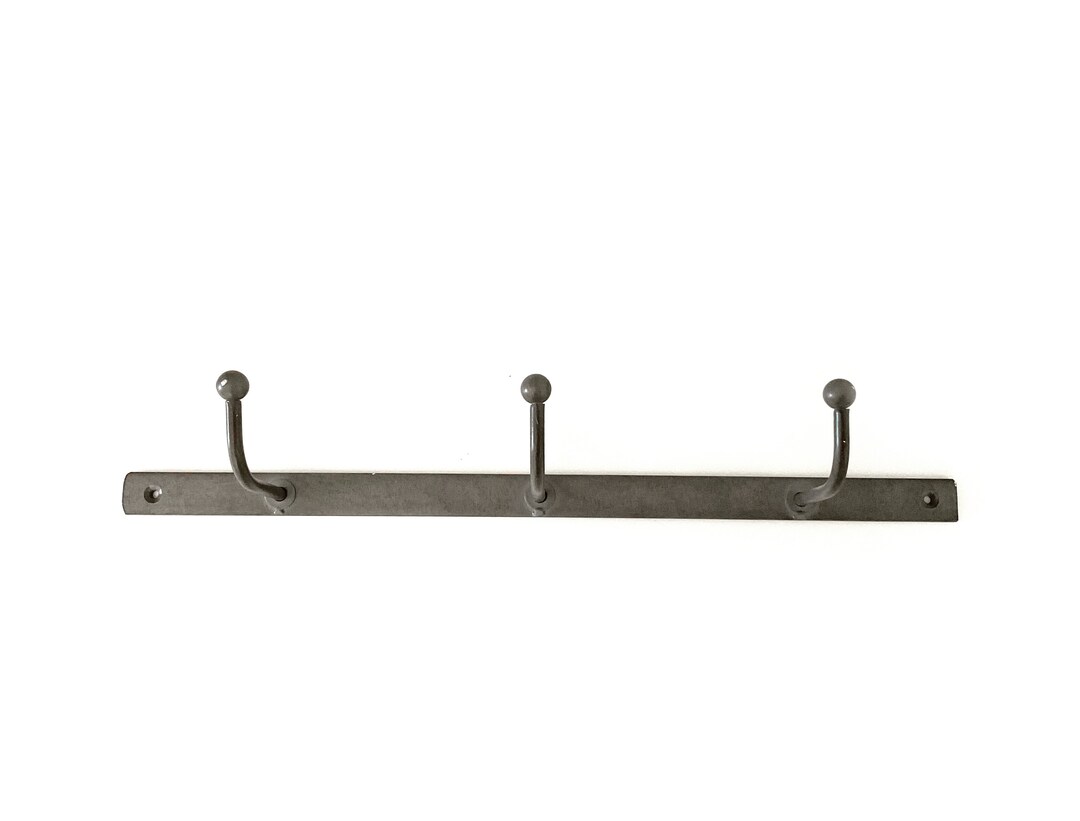 Gancho Ib Laursen Brörup 2 Perillas Metal Vintage - Perchero De Pared Para Ropa, Sombreros (12.5 Cm)