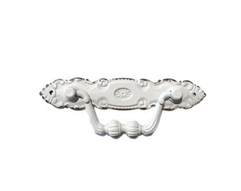 Mini drawer handle furniture handle with plate fitting shabby country house, 105 mm