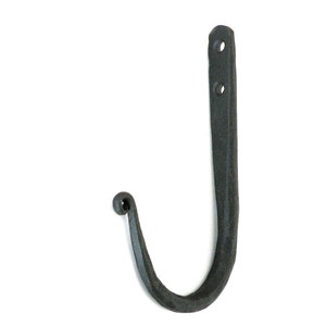 Gancio forgiato Ib Laursen 57123 appendiabiti industriale semplice nero