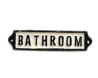 Sign Toilet Sign WC Bathroom Bathroom Metal Door Sign