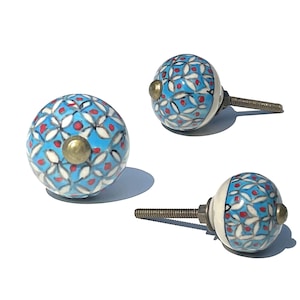 Bouton boule en céramique KN350 poignée de meuble bouton de porte poignée de tiroir poignée de meuble poignée 3 cm