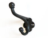 Clayre Eef Wall Hook Long Hook Cast Iron, Small