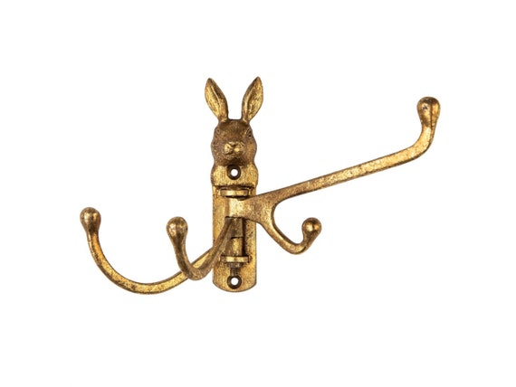 Sass & Belle Swivel Hook With 4 Hooks Rabbit Gold -  Canada