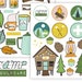 Printable Camping Themed Stickers | Scrapbooking Kit | Papercrafting ...