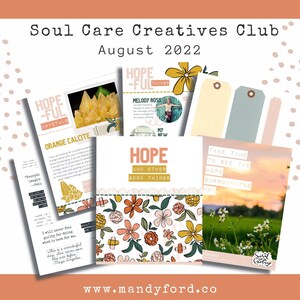 Magazine imprimable Soul Care | Art de soins personnels | Kit de journalisation artistique | Magazine numérique | Autocollants imprimables | Planificateur imprimable | Trousse BUJO