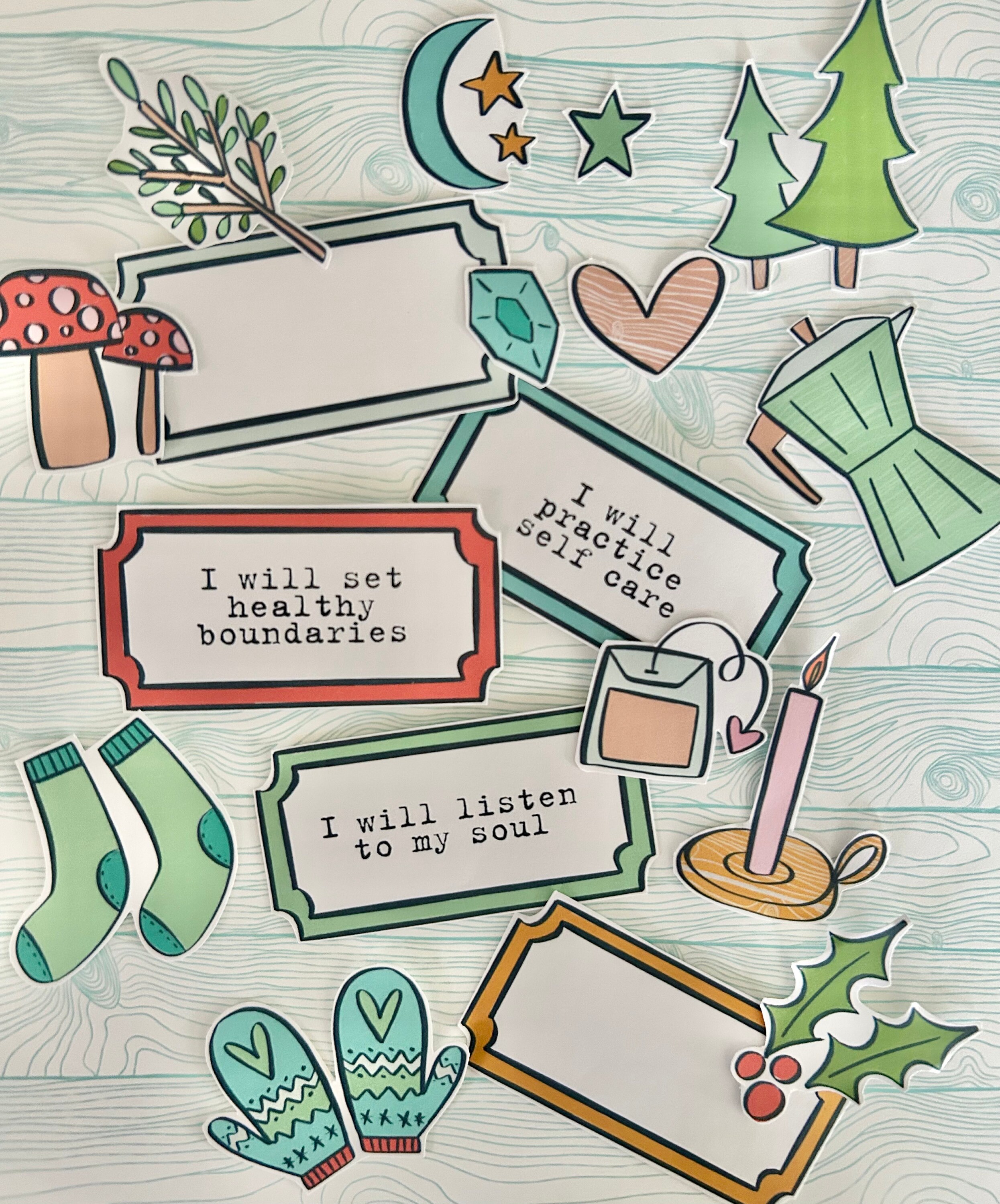Intentional Advent Printable Journaling Kit Self Care - Etsy