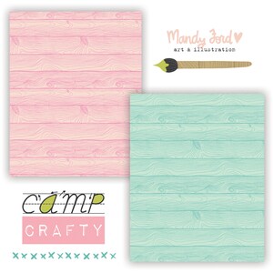 Camp Crafty Printable Paper Kit | Papercrafting | Printable Stickers ...