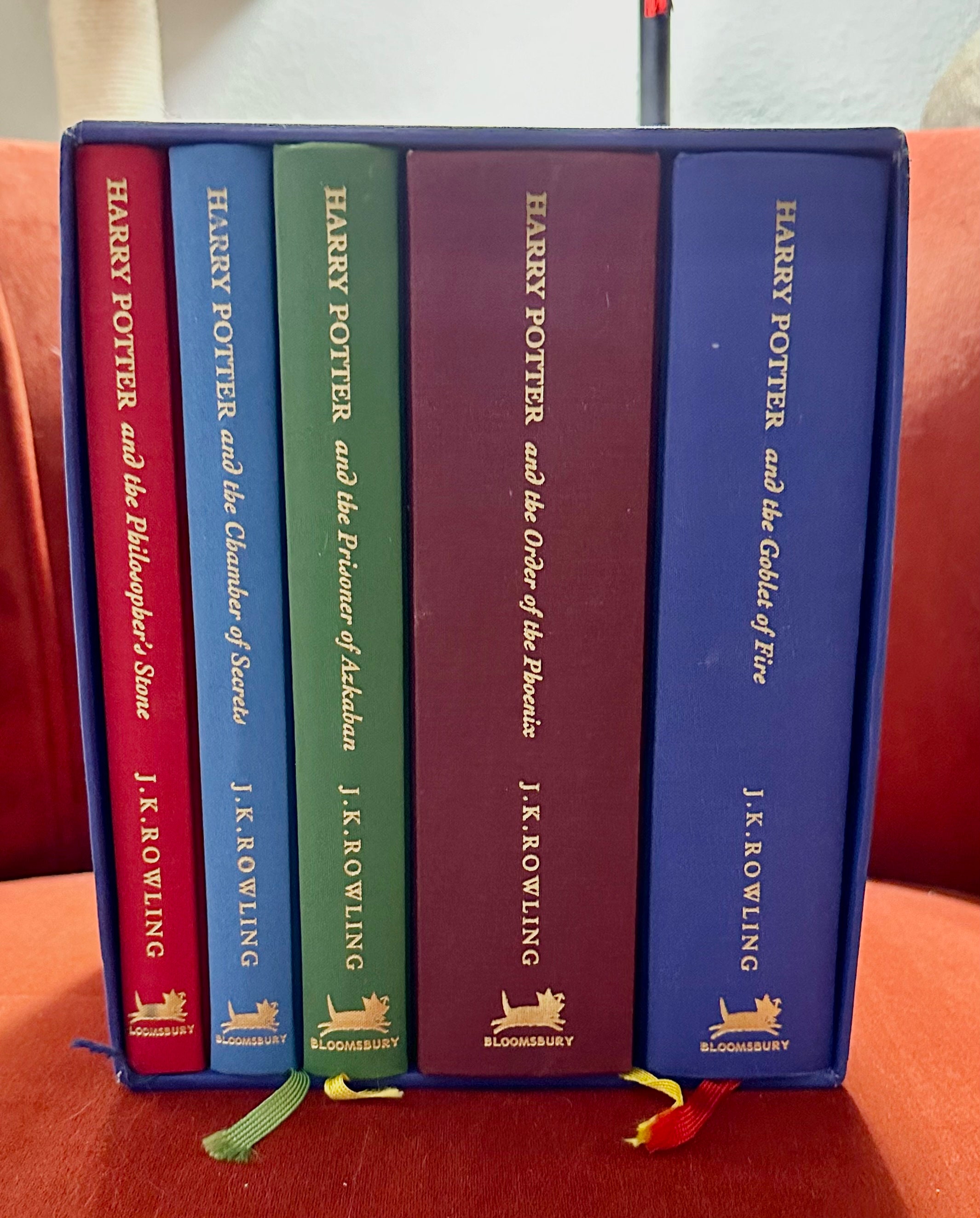 Harry Potter Hardcover Box Set 1-5 Bloomsbury - Order of the Phoenix First  Ed