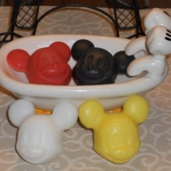 Handmade Mickey Mouse Head Decorative Soaps