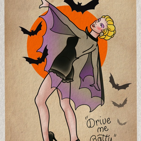 Vampire Pin Up - Etsy