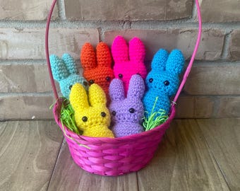 Crochet Mini Easter Peeps Bunny