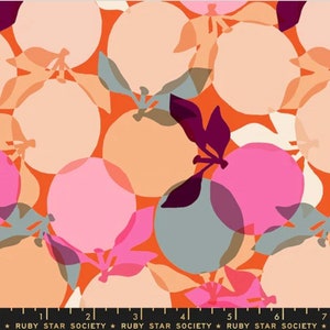 Fat Quarter Ruby Star Society Clementine, Clementine in Sunrise by Melody Miller OOP HTF