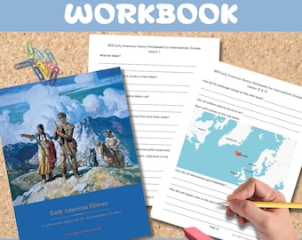 Homeschool Arbeitsblätter für amerikanischen Geschichte Curriculum Schöne Füße Bücher Frühe amerikanische Geschichte Printable Einheit Studie