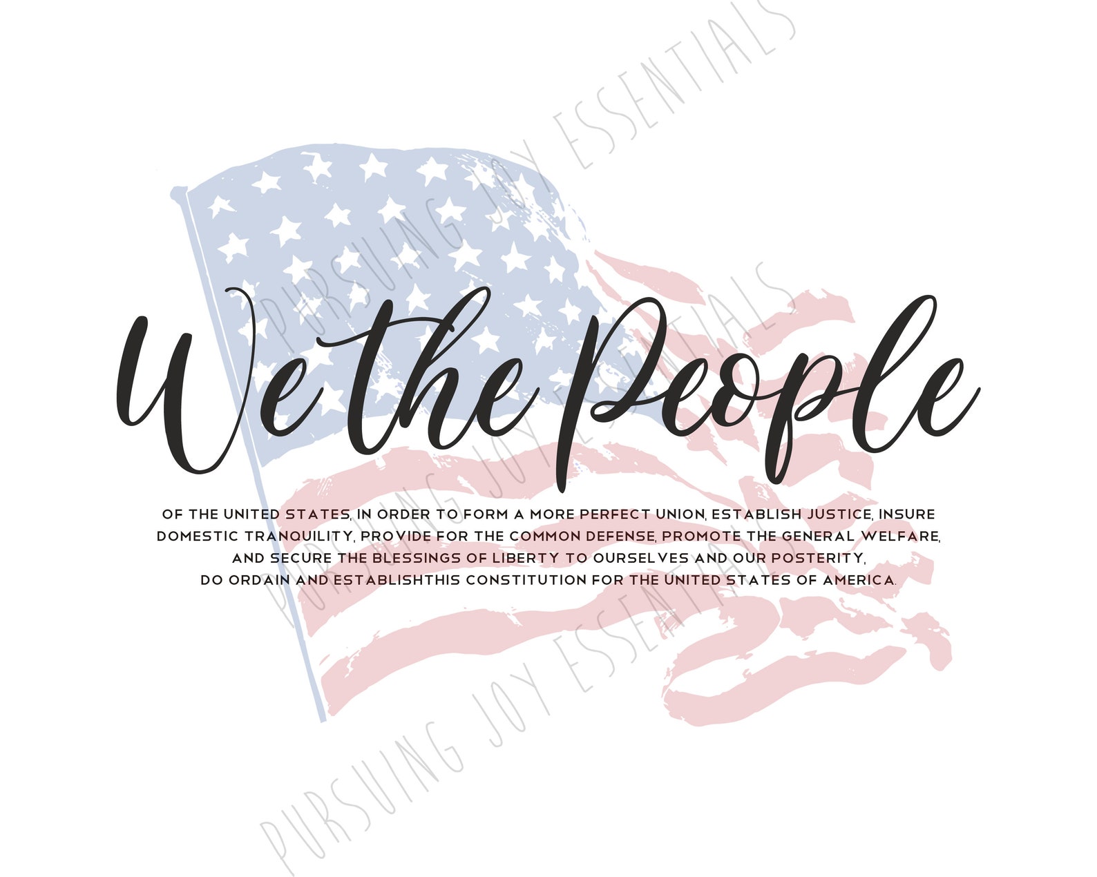We the People 8x10 Printable Digital Image United States - Etsy