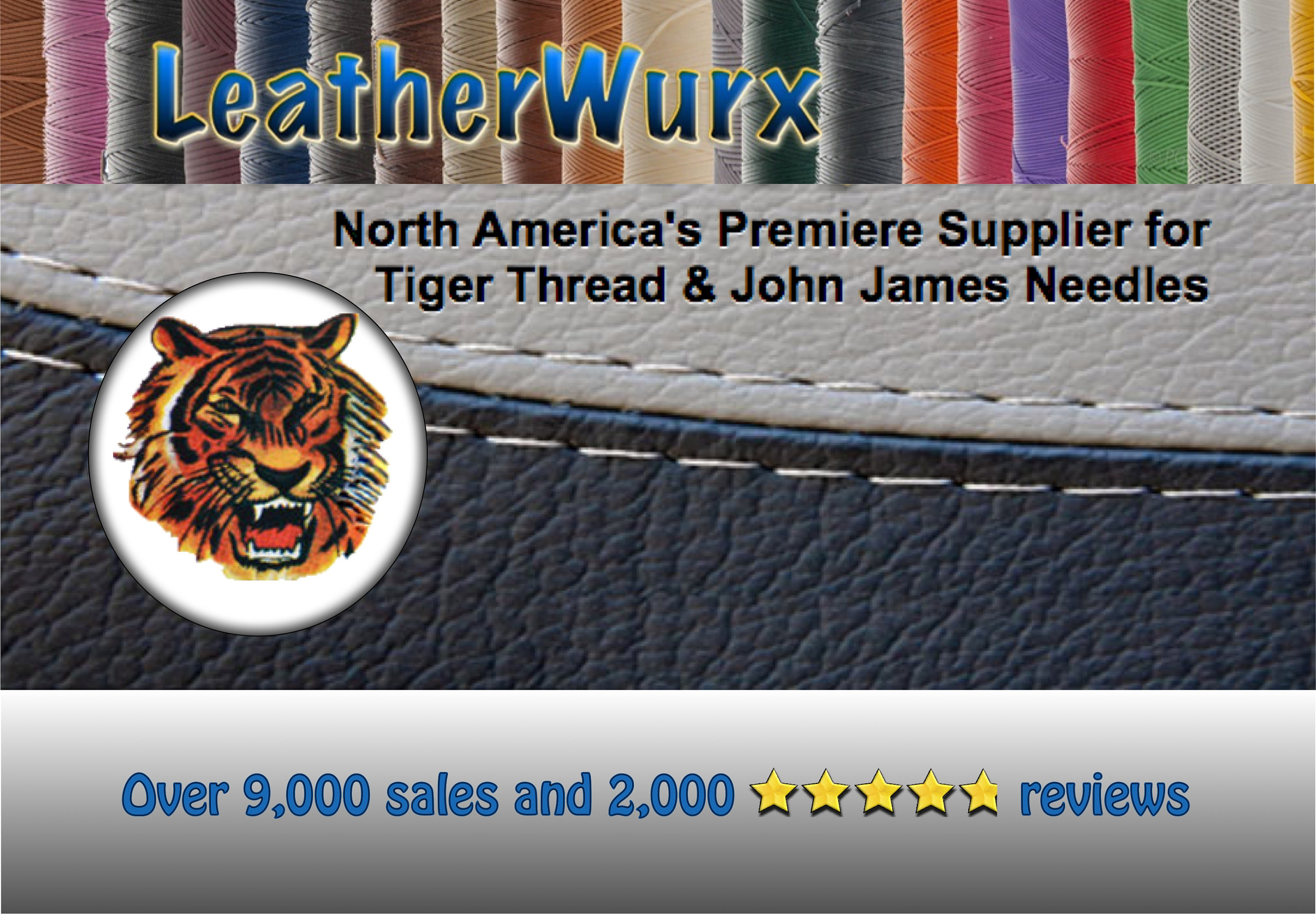 0.6mm Tiger Thread, the BEST for Hand Sewing Leather - Also known as …