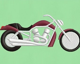 Sport Bike Embroidery Design