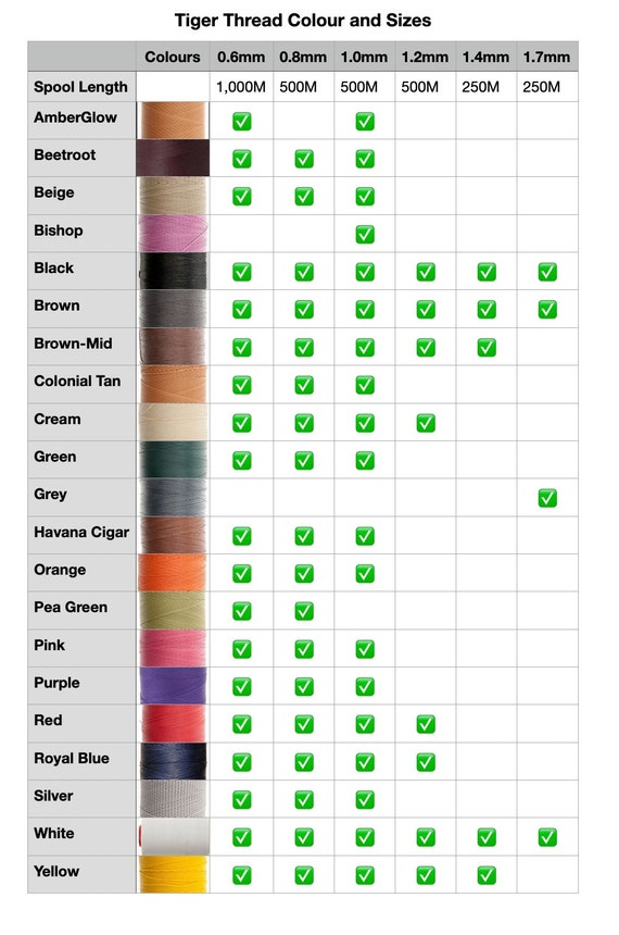 Thread for Leather Craft RITZA 25 1.2mm in 20 Colours/waxed Tiger  Thread/ritza 25 Thread/waxed Polyester/saddlers Thread 