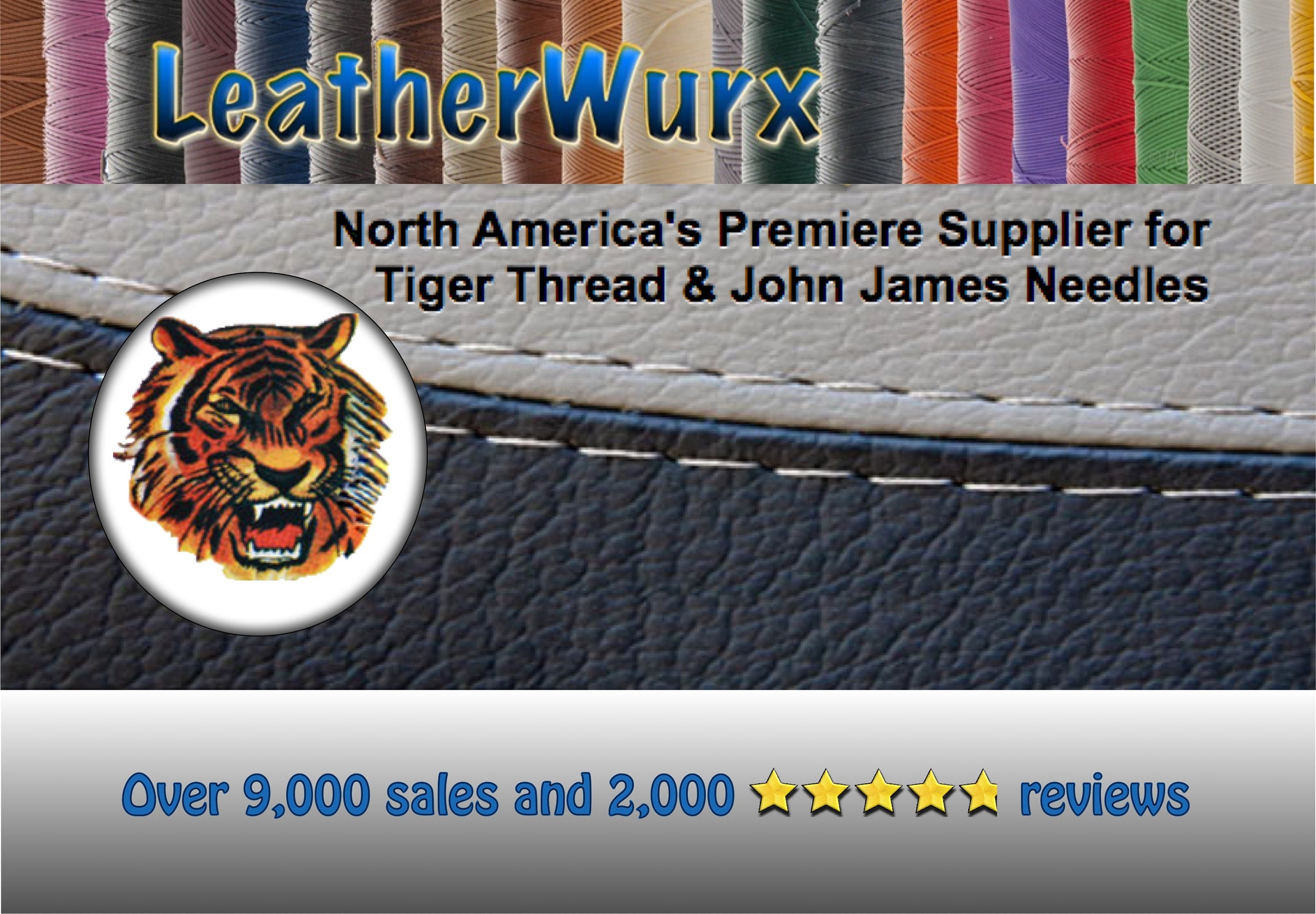 0.8mm Tiger Thread, the BEST for Hand Sewing Leather - Also known as …