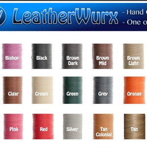 1.0mm Tiger Thread, the BEST for Hand Sewing Leather Also known as Ritza 25 imagem 3