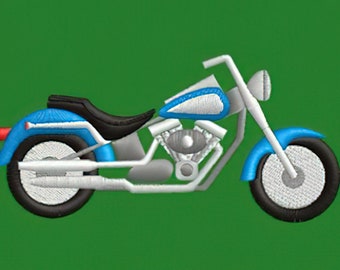 Cruisers Motorcycle Embroidery Design