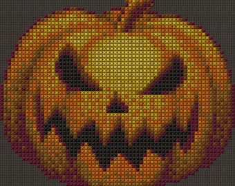 Pumpkin Cross Stitch Pattern