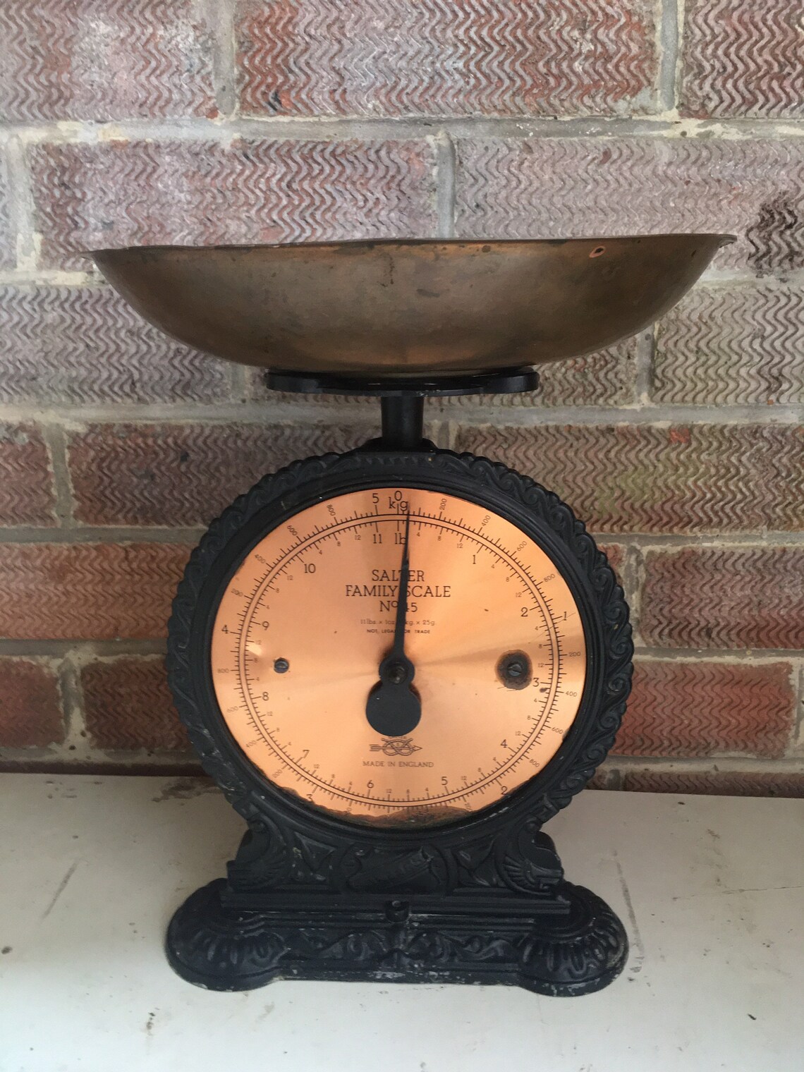 Vintage Salter Family Household Scales No 46 Cast Iron Etsy