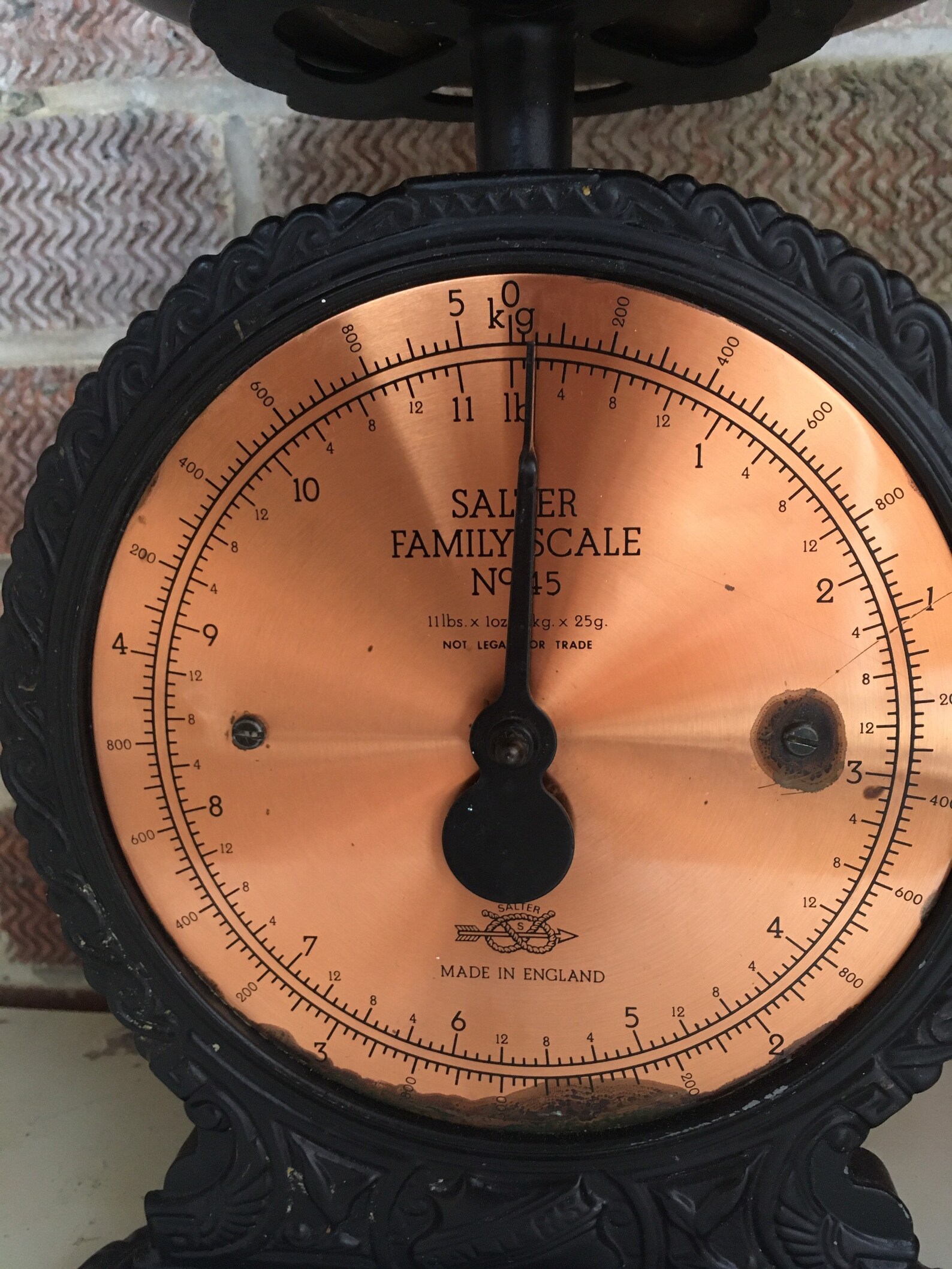 Vintage Salter Family Household Scales No 46 Cast Iron Etsy