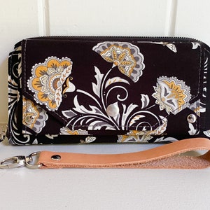 Billetera con cremallera para mujer, embrague, billetera, billetera para teléfono celular, billetera de abeja, billetera de abeja para mujer, billetera de abeja para dama, billetera con cremallera, muñequera
