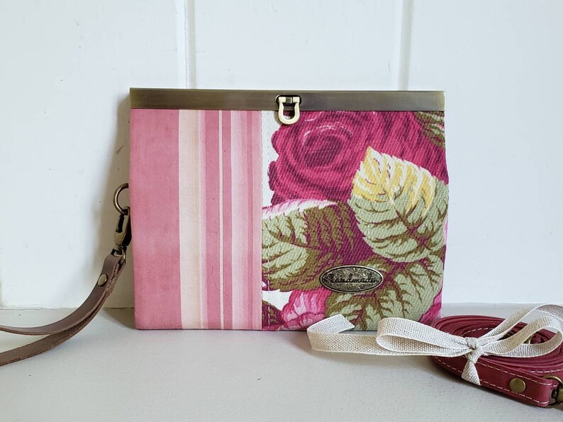 Linen Wallet Canvas Crossbody Cross Body Wallet Gift Etsy