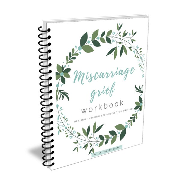 Miscarriage Grief journal | Pregnancy loss | Instant printable | Sympathy gift