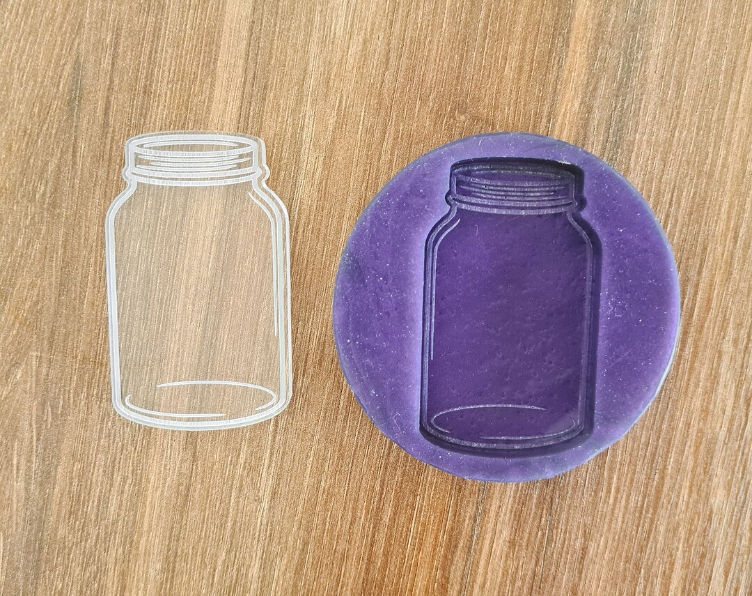 Jam Mold Small Silicone Mold for Resin Pendant jam Jar Glass Jam Jar Mason Jar ...