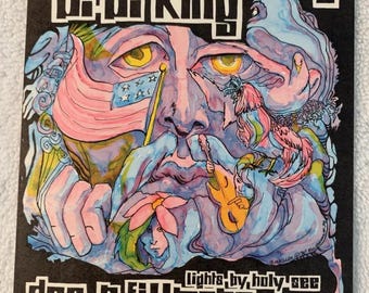 Fillmore Bill Graham BG 96 Postcard Byrds B.B. King 1967 Bonnie MacLean Art