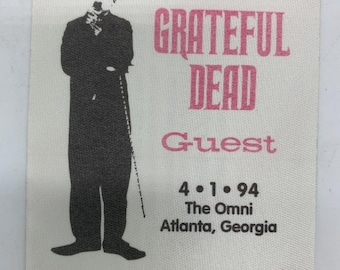 Grateful Dead Backstage Pass 4-1-94 The Omni Atlanta Georgia Charlie Chaplin