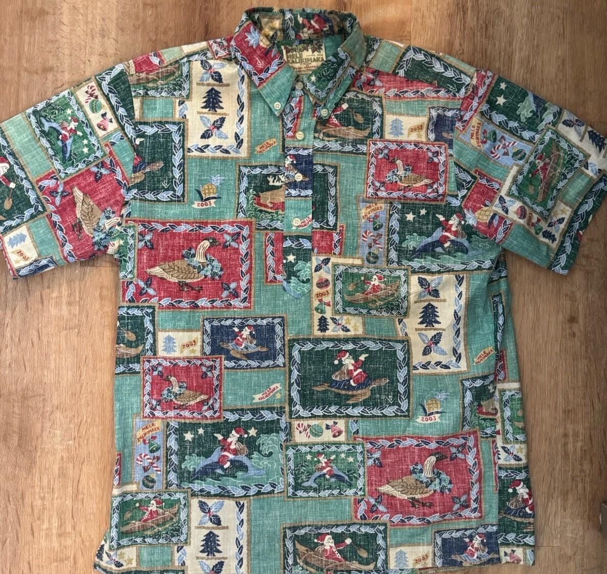 Shirt Reyn Spooner Mele Kalikimaka - Etsy