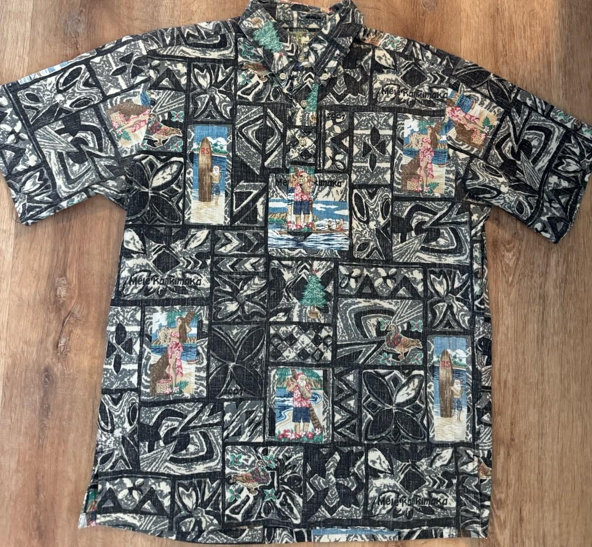 専用　Mele Kalikimaka reyuspooner ハワイアン Shirt Reyn Spooner Mele Kalikimaka - Etsy