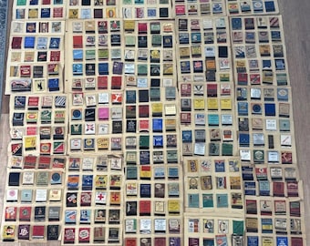 Vintage 1930S- 1950S Matchbooks Match Book Covers and full collection Lot 400+