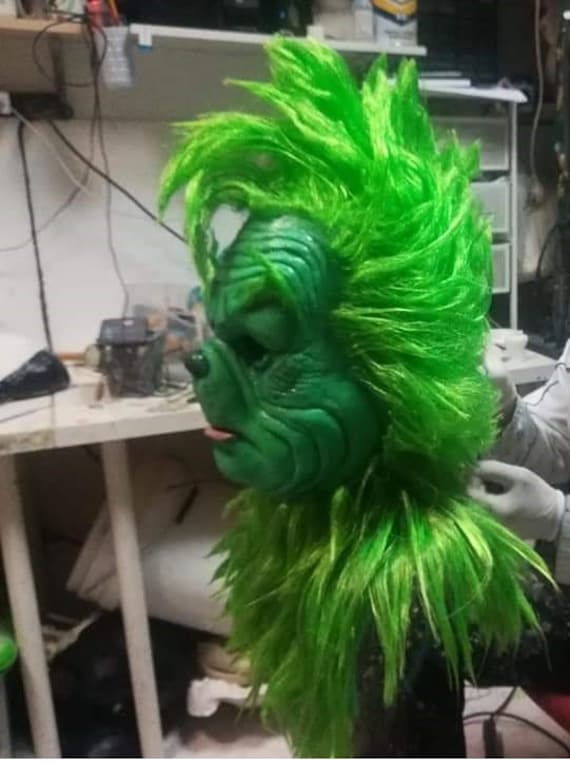 Máscara/guantes/disfraz de hombre verde -  México