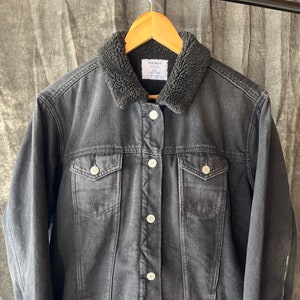 Old Navy denim sherpa jacket 1X Plus Boyfriend