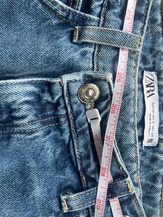 Jean Zara Femme Taille W32 L32 - Bleu - Occasion Très Bon état