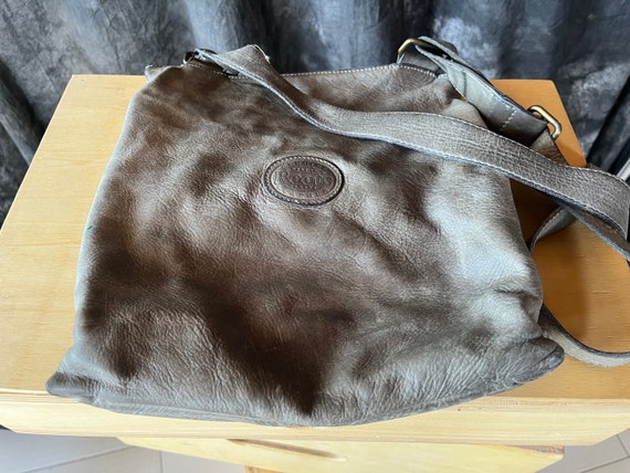Roots leather bag grey - image 2