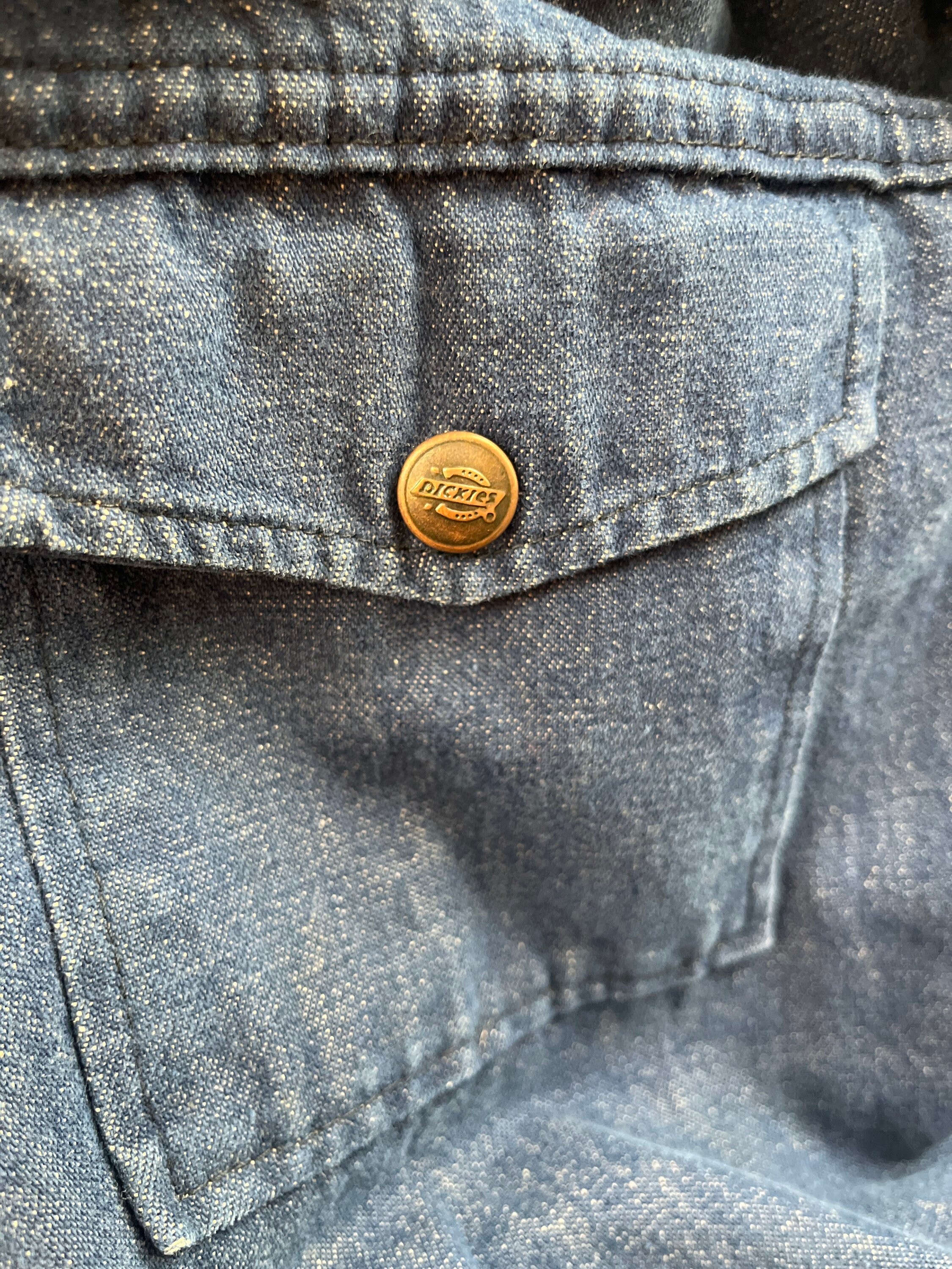 Dickies Blanket Lined Denim Jacket Mens 44R Etsy